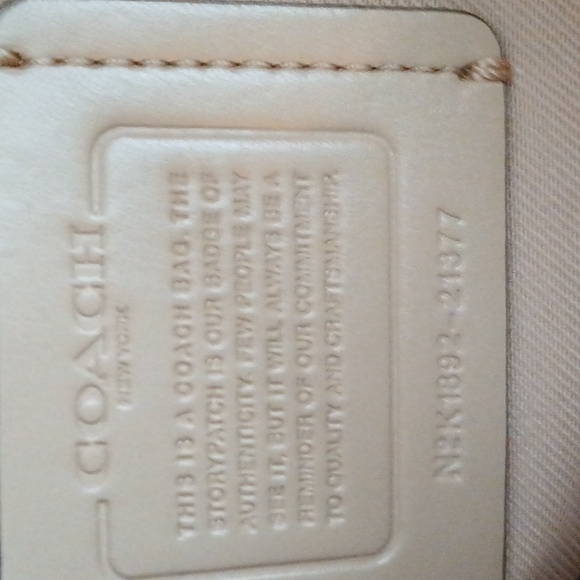 Coach Tan Leather Women's Crossbody Bag - Picture 7 of 7
